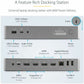 StarTech.com Universal Laptop Docking Station, Hybrid USB-C & USB-A Dock, Dual 4K DP & HDMI, 60W PD, Mac / Windows / Chrome OS, GbE - DK30C2DPPD
