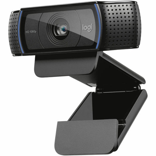 Logitech C920S Webcam - 3 Megapixel - 30 fps - Black - USB 3.1 - 1 Each