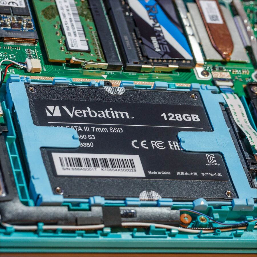 Verbatim Abc_12355551122 128 GB Solid State Drive - 2.5" Internal - SATA (SATA/600) - 49350