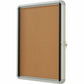 Quartet Euro Enclosed Cork Bulletin Board for Indoor Use, 1 Swing Door, 21" x 27" - 3413820220