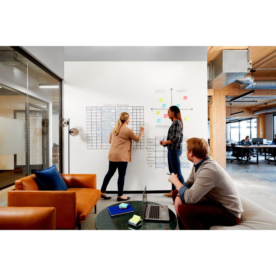 Post-it&reg; Flex Write Surface, FWS8x4, 8 ft x 4 ft (2.44 m x 1.22 m), 1 per pack - FWS8X4