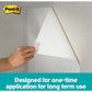 Post-it&reg; Flex Write Surface, FWS8x4, 8 ft x 4 ft (2.44 m x 1.22 m), 1 per pack - FWS8X4