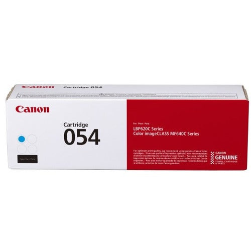 Canon 054 Original Laser Toner Cartridge - Cyan - 1 Each