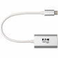 Tripp Lite series USB-C to 3.5 mm Stereo Audio Adapter - USB 2.0, Silver - U437-002