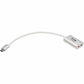 Tripp Lite series USB-C to 3.5 mm Stereo Audio Adapter - USB 2.0, Silver - U437-002