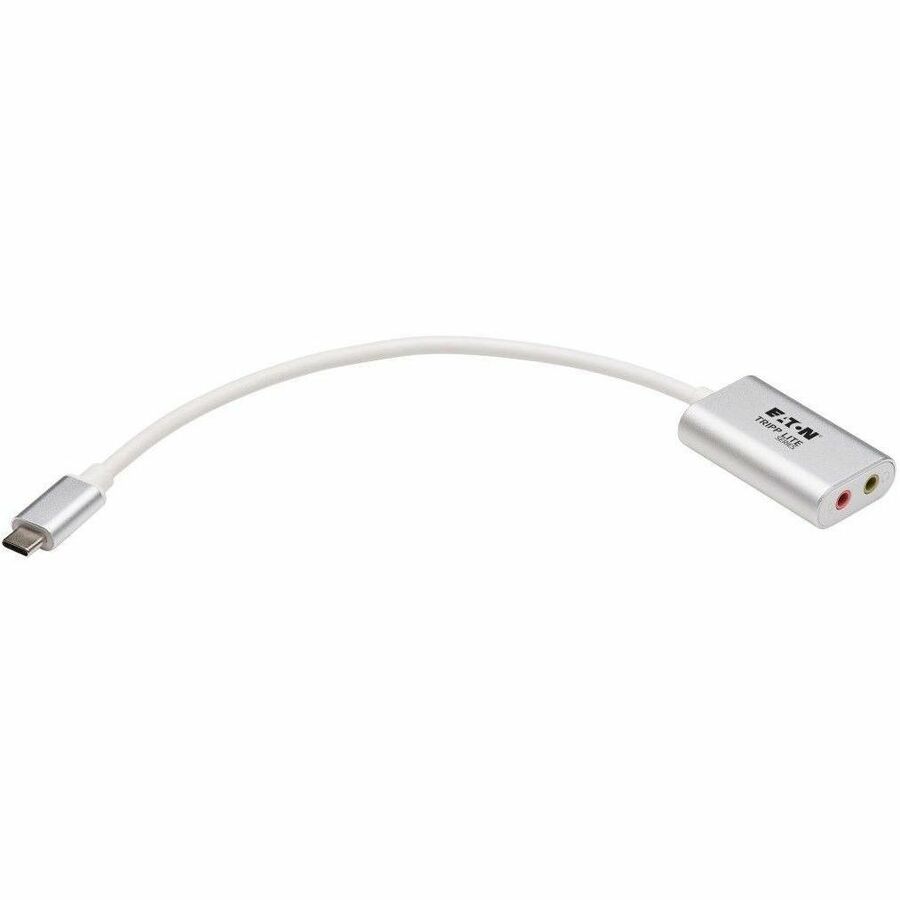 Tripp Lite series USB-C to 3.5 mm Stereo Audio Adapter - USB 2.0, Silver - U437-002