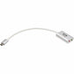 Tripp Lite series USB-C to 3.5 mm Stereo Audio Adapter - USB 2.0, Silver - U437-002