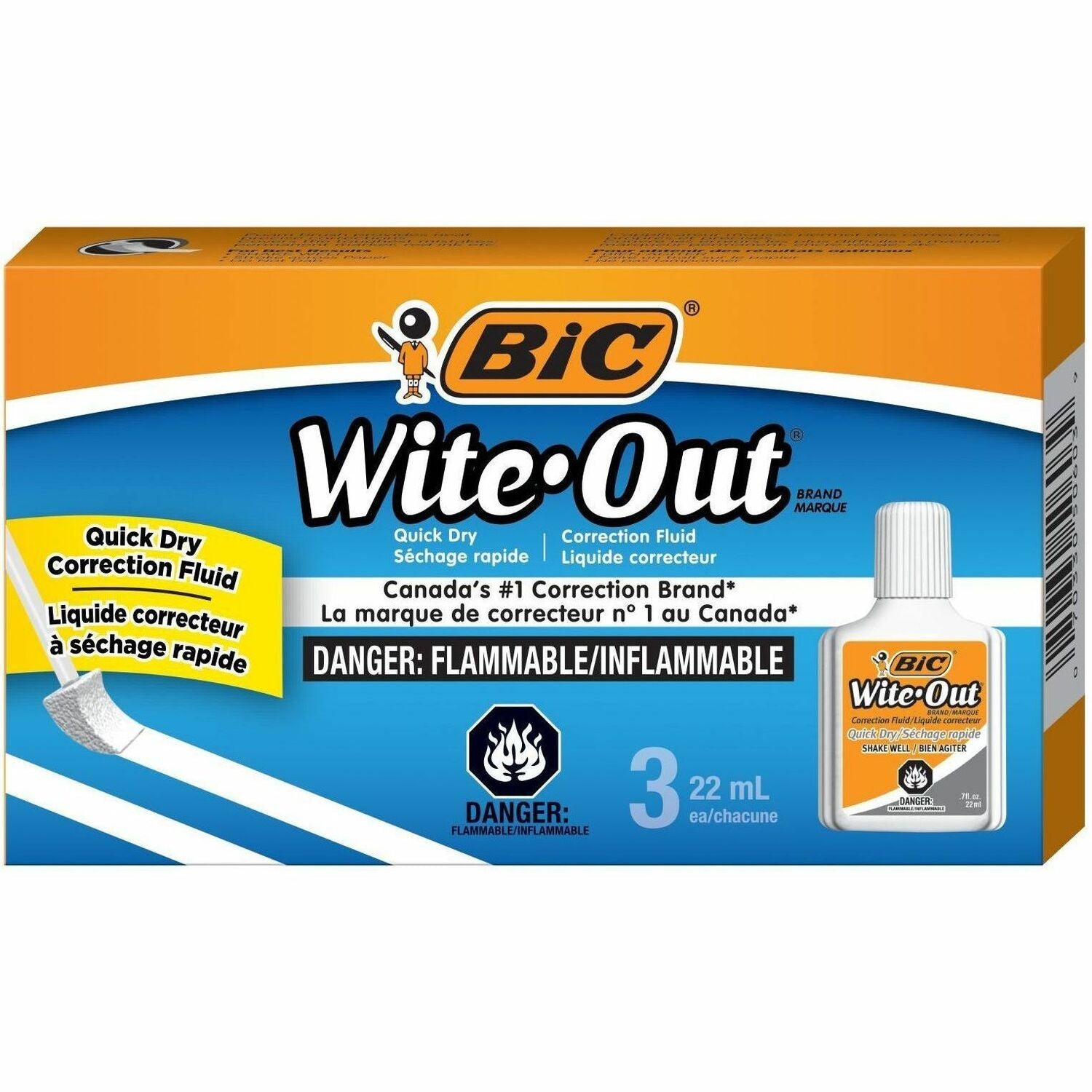 Wite-Out WOFQD324-WHI Correction Fluid