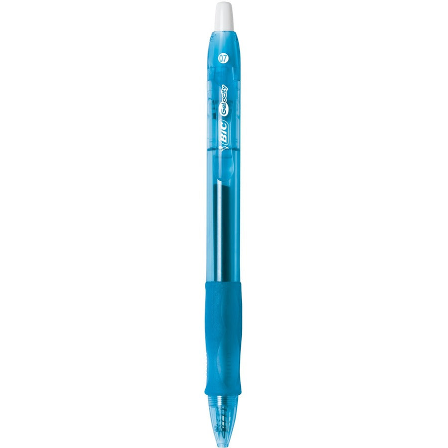 BIC Gel-ocity Original Assorted Fashion colours Gel Pens, Medium Point (0.7mm), 8-Count Pack, Retractable Gel Pens With Comfortable Grip - RLCAP81-AST
