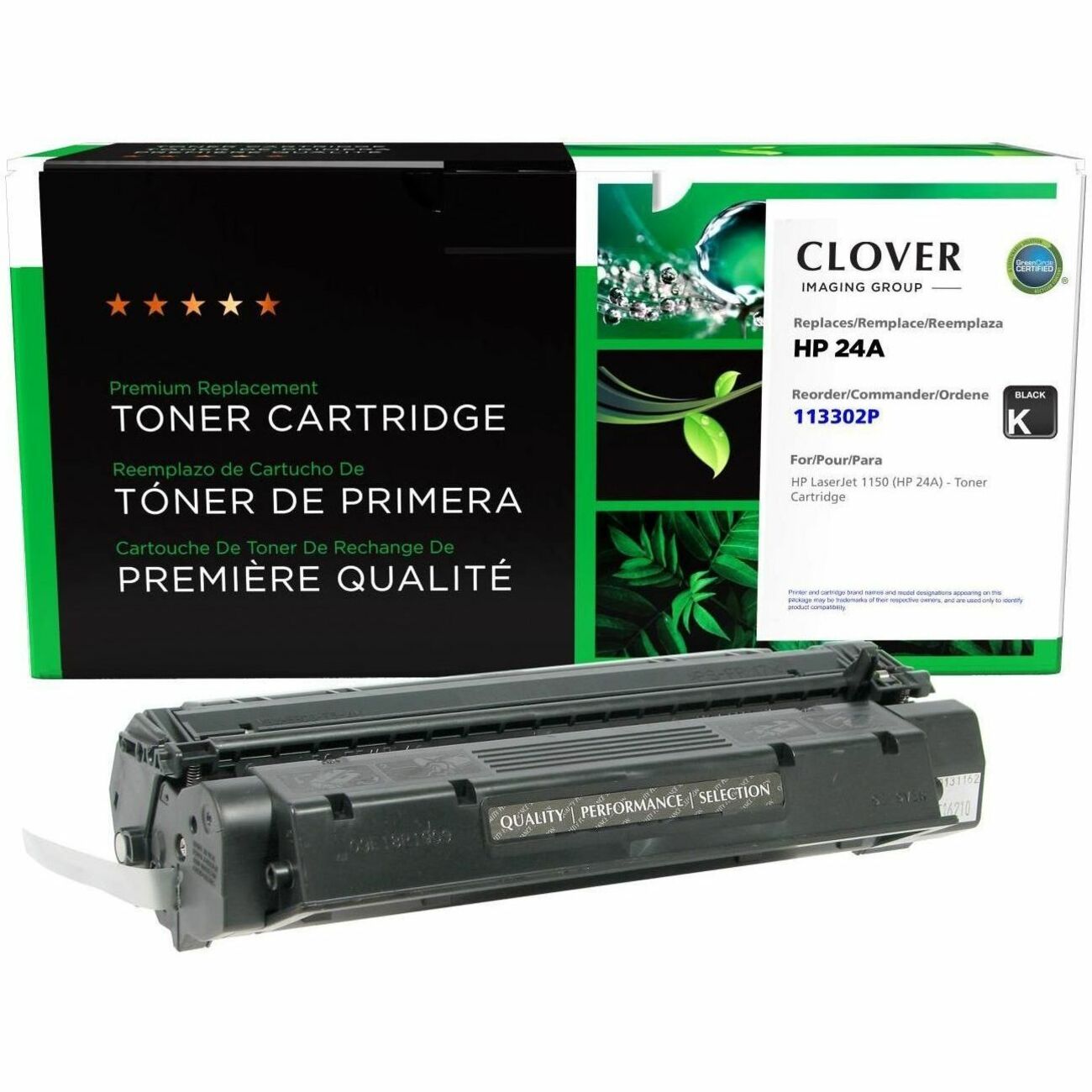 CIG Remanufactured Laser Toner Cartridge 24A, 24X (HP 24A, HP 24X, HP Q2624A, HP Q2624X) - Black Each