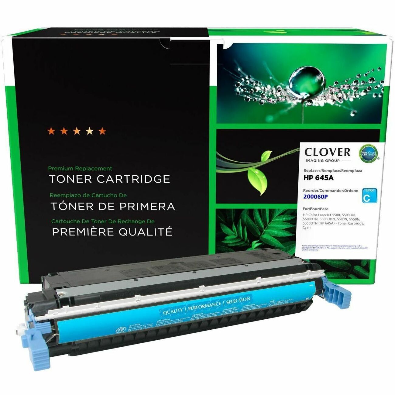 CIG Remanufactured Laser Toner Cartridge 645A, EP-86C (Canon 6827A005, Canon EP-86C, HP 645A, HP C9731A) - Cyan Each