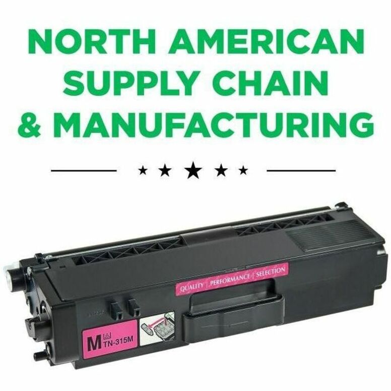 CIG Remanufactured High Yield Laser Toner Cartridge TN315, TN315M (Brother TN315M) - Magenta Each - 200447P