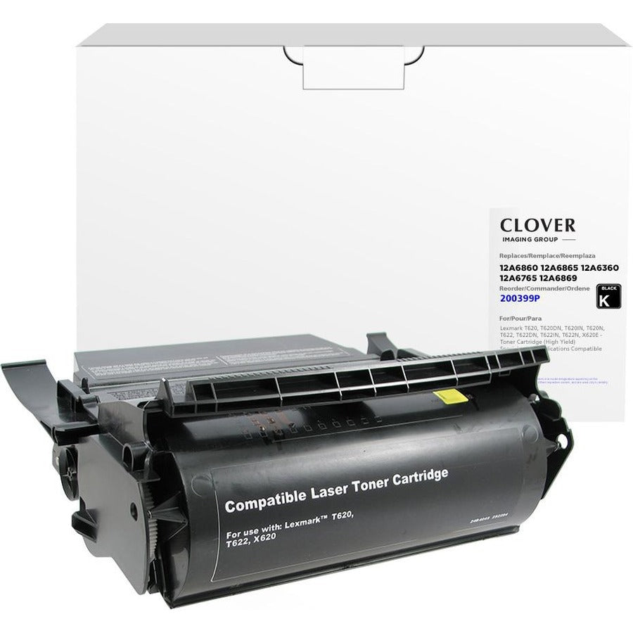 CIG Remanufactured High Yield Laser Toner Cartridge T620 - Black - 1 Pack