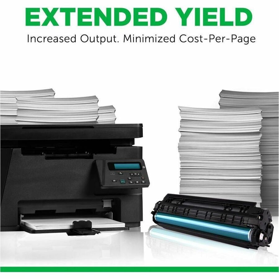 CIG Remanufactured Extended Yield Laser Toner Cartridge 55X (CE255X(J)) - Black - 1 Each - 200490P