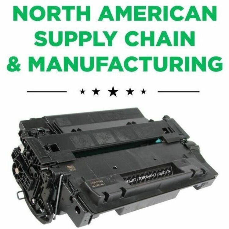 CIG Remanufactured Extended Yield Laser Toner Cartridge 55X (CE255X(J)) - Black - 1 Each - 200490P