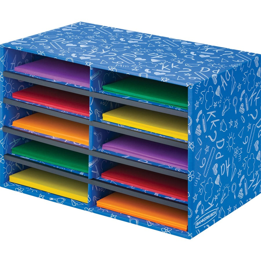 Bankers Box Bankers Box Classroom 10 Compartment Literature Sorter, 1pk - 3384201