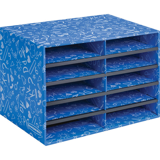Bankers Box Bankers Box Classroom 10 Compartment Literature Sorter, 1pk