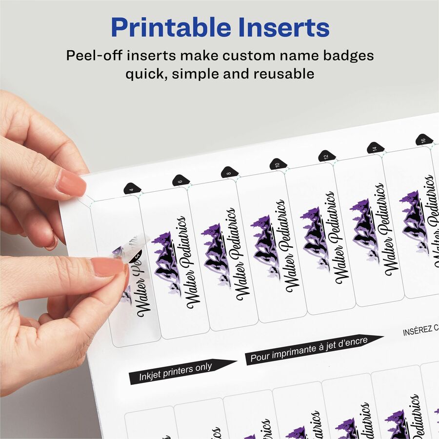 The Mighty Badge&reg; by Avery&reg; Mighty Badge Professional Reusable Name Badge System - 71205
