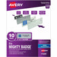 The Mighty Badge&reg; by Avery&reg; Reusable Magnetic Professional Name Badge Kits