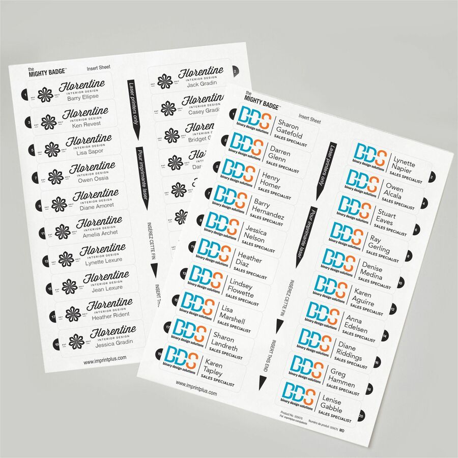 The Mighty Badge&reg; by Avery&reg; Mighty Badge Professional Reusable Name Badge System - 71201