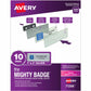 The Mighty Badge&reg; by Avery&reg; Mighty Badge Professional Reusable Name Badge System