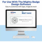 The Mighty Badge&reg; Mighty Badge Professional Reusable Name Badge System - 71200