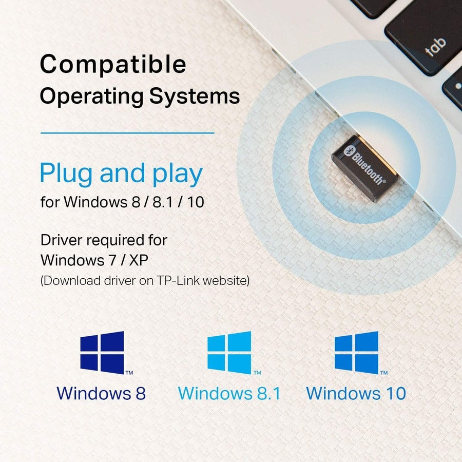 TP-Link UB400 Bluetooth 4.0 Bluetooth Adapter for Computer, Notebook - UB400