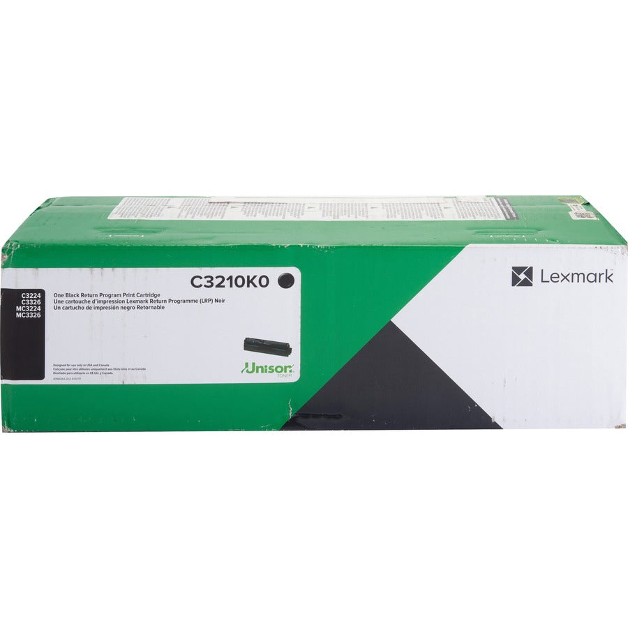 Lexmark Unison Original Laser Toner Cartridge - Black - 1 Each - C3210K0