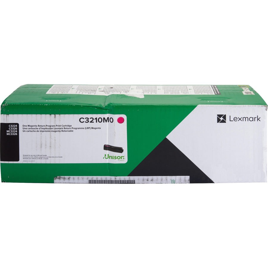 Lexmark Unison Original Laser Toner Cartridge - Magenta - 1 Each - C3210M0