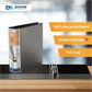 QuickFit PRO Heavy-Duty Single-Touch View Binder, Locking D Rings, 2 Inch, Black - 90031