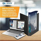 QuickFit PRO Heavy-Duty Single-Touch View Binder, Locking D Rings, 4 Inch, Black - 90061