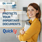 QuickFit PRO Heavy-Duty Single-Touch View Binder, Locking D Rings, 4 Inch, Black - 90061