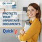 QuickFit PRO Heavy-Duty Single-Touch View Binder, Locking D Rings, 5 Inch, Black - 90071