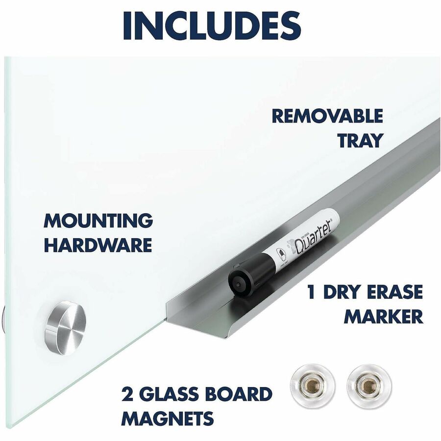 Quartet Infinity Magnetic Glass Dry-Erase Board - G23624W
