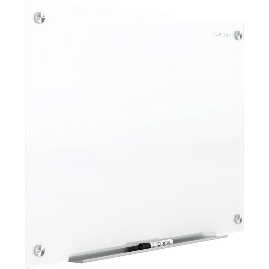 Quartet Infinity Magnetic Glass Dry-Erase Board, White, 48" x 36" - G24836W