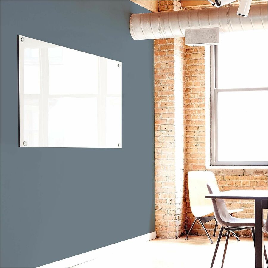 Quartet Infinity Magnetic Glass Dry-Erase Board, White, 48" x 36" - G24836W