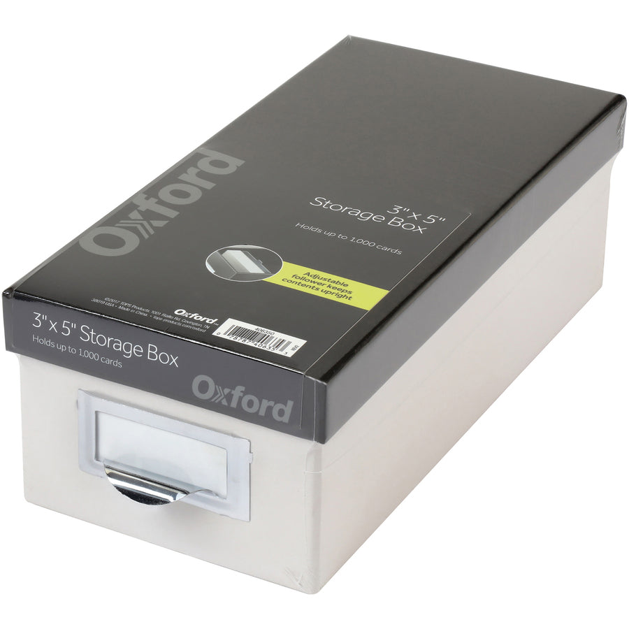Oxford 3x5 Index Card Storage Box - 406350