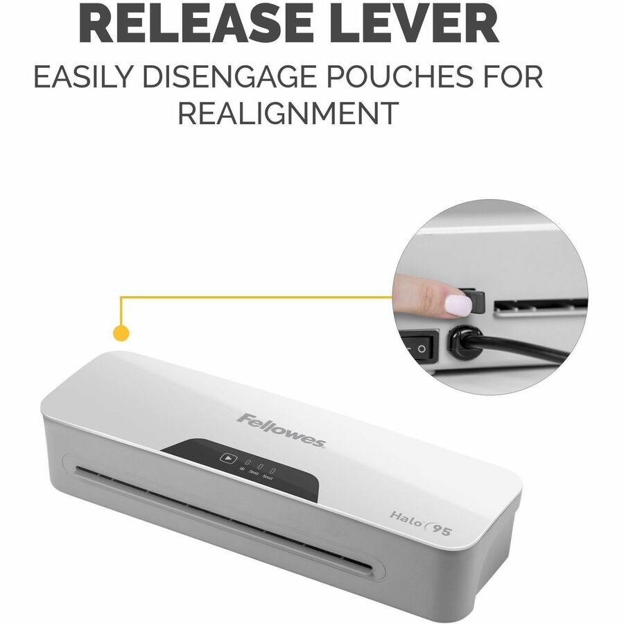 Fellowes Halo 95 Laminator & Pouch Starter Kit - 5753001