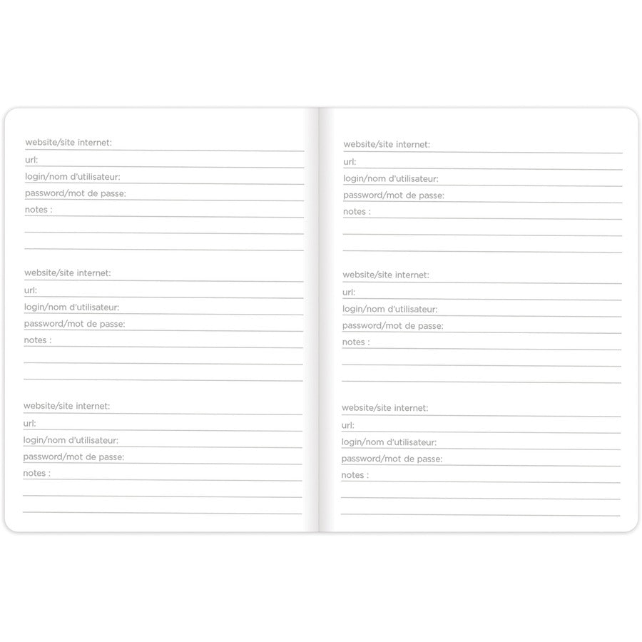 Rediform Password Notebook - A00781