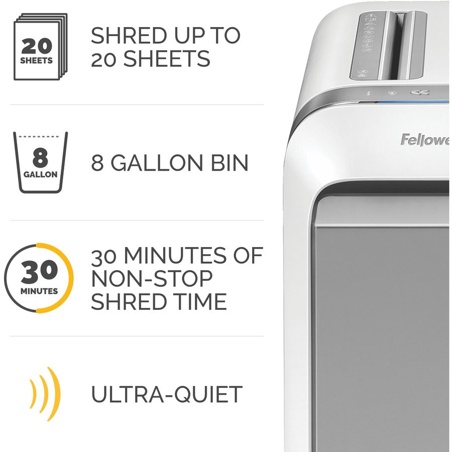 Fellowes Powershred LX220 100% Jam Proof Micro-cut Shredder - 5015501