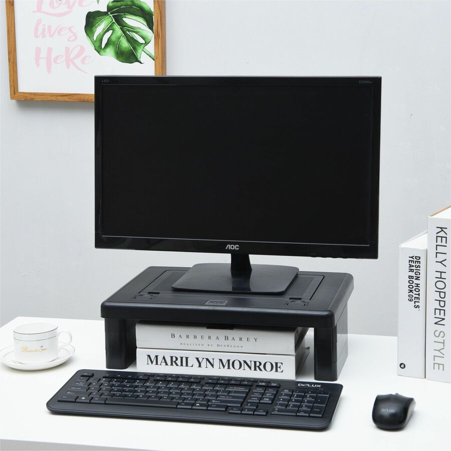 DAC&reg; Stax MP-219 Height and Angle Adjustable Convertible Monitor, Laptop, Printer Stand - 02260