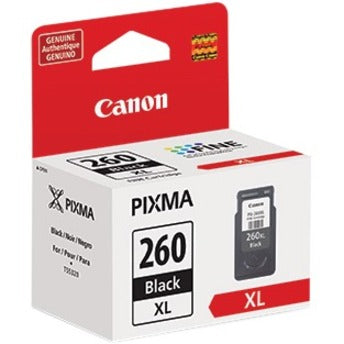 Canon PG-260 XL Original Extra Large Yield Inkjet Ink Cartridge - Black - 1 Pack - 3706C001