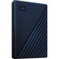 WD My Passport for Mac WDBA2F0050BBL 5 TB Portable Hard Drive - External - Midnight Blue - WDBA2F0050BBL-WESN
