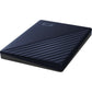 WD My Passport for Mac WDBA2F0050BBL 5 TB Portable Hard Drive - External - Midnight Blue - WDBA2F0050BBL-WESN