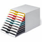 DURABLE VARICOLOR MIX 10 Drawer Desktop Storage Box, White/Multicolor - 763027