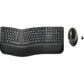 Kensington Pro Fit Ergo Wireless Keyboard and Mouse-Black - K75406US
