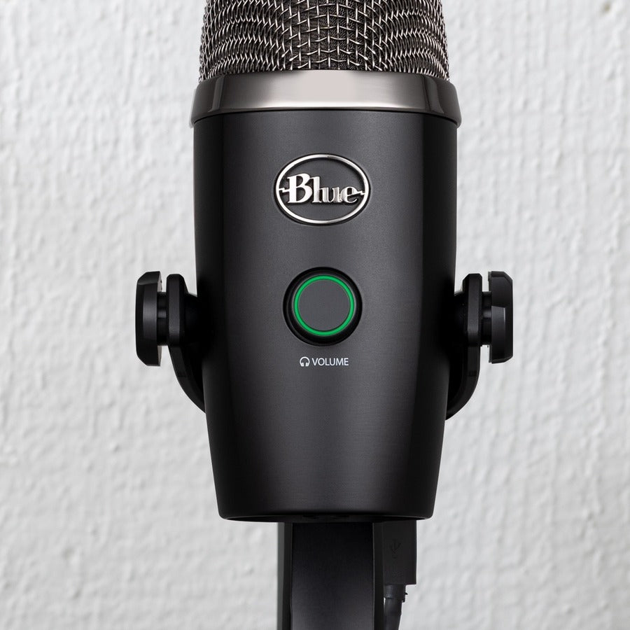 Logitech Yeti Nano Wired Condenser Microphone for Podcasting, Conferencing - Black - 988-000400