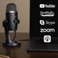 Logitech Yeti Nano Wired Condenser Microphone for Podcasting, Conferencing - Black - 988-000400