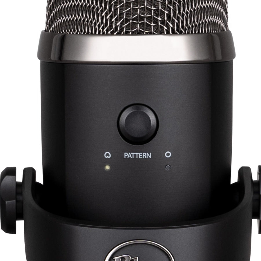 Logitech Yeti Nano Wired Condenser Microphone for Podcasting, Conferencing - Black - 988-000400