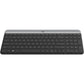 Logitech MK470 Slim Wireless Keyboard and Mouse Combo - Modern Compact Layout, Ultra Quiet - Graphite - 920-009437